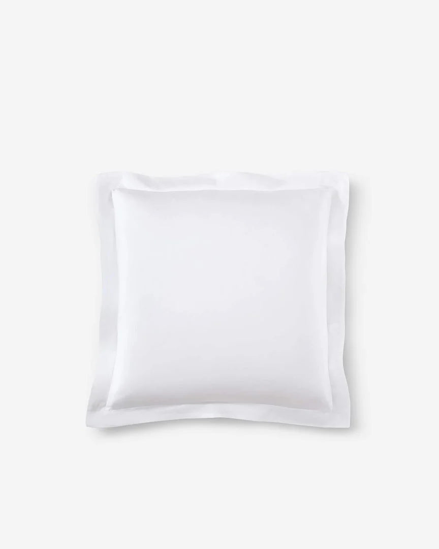 Natural Premium Bamboo Euro Sham Clear White