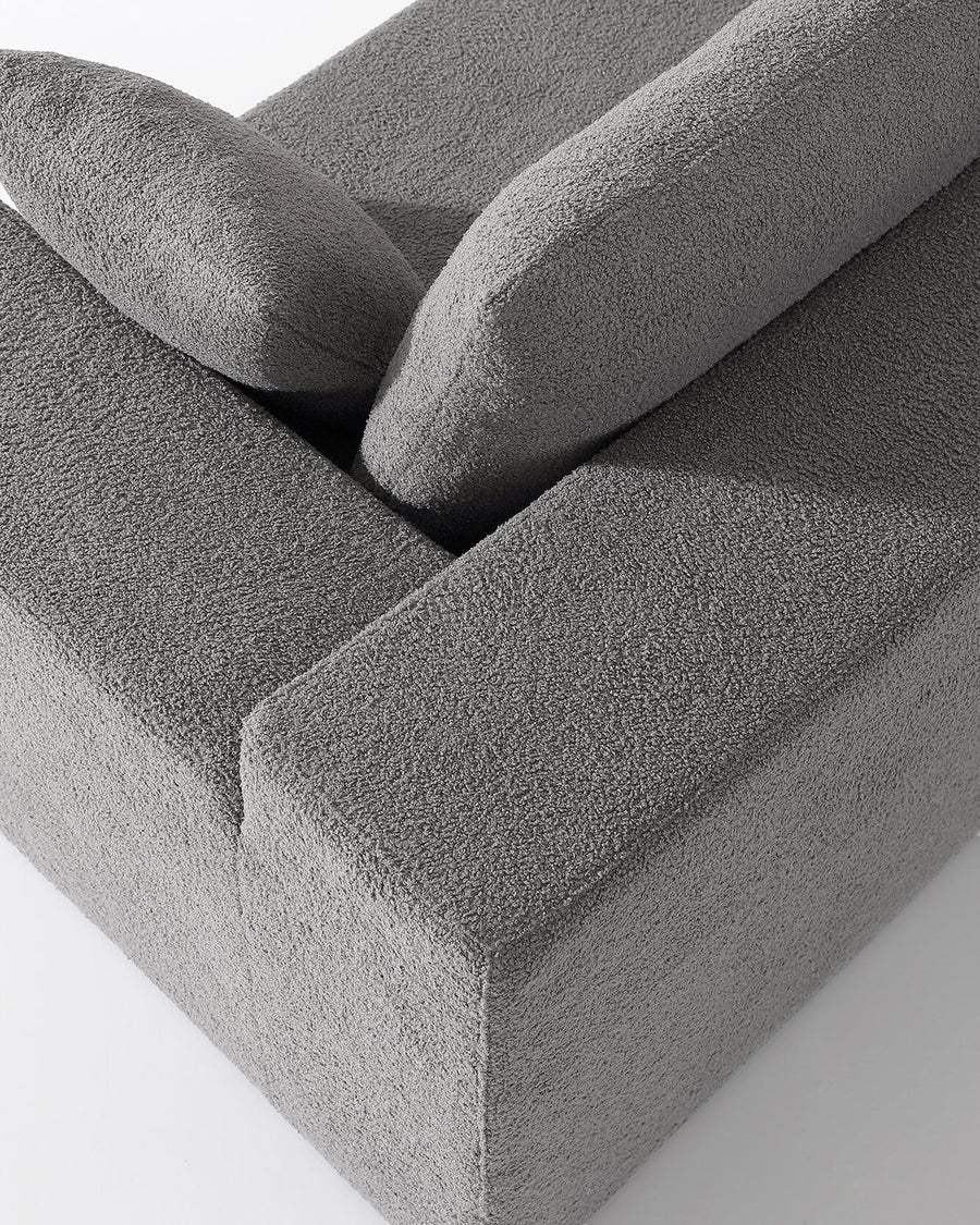 Cypress Left Corner Module Dark Gray