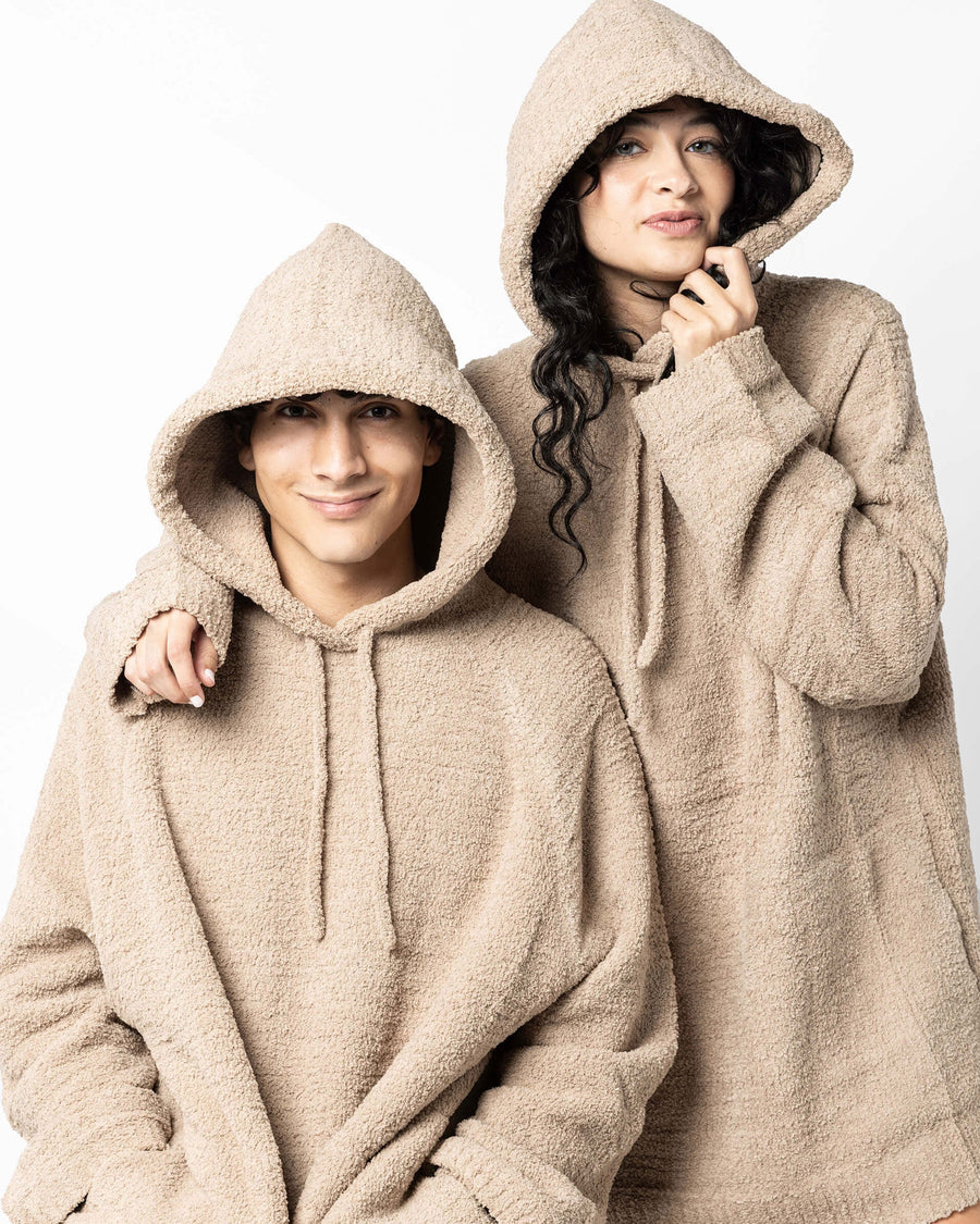 Snug Blanket Hoodie Biscotti