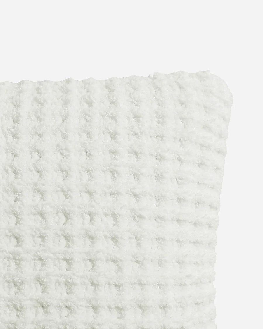 Snug Waffle Throw Pillow Off White