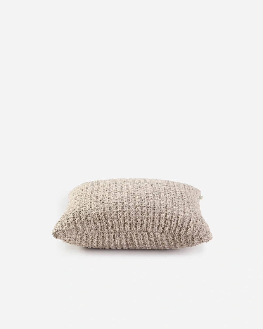 Snug Waffle Throw Pillow Taupe