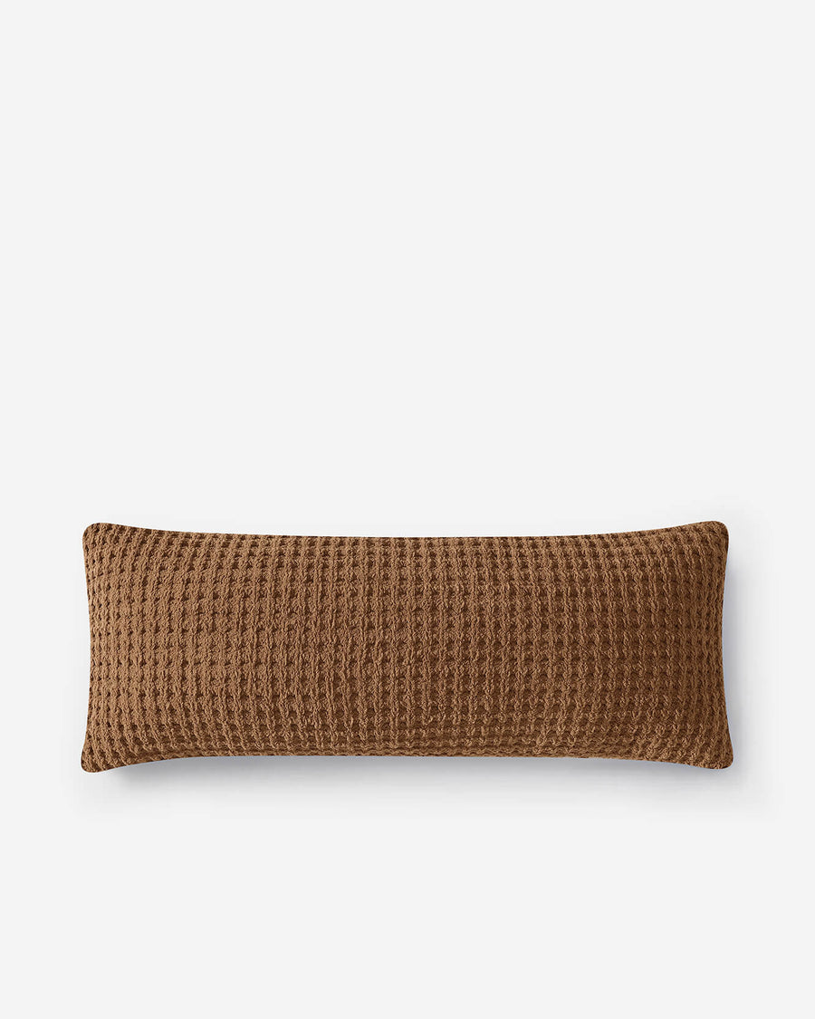 Image of Snug Waffle Lumbar Pillow