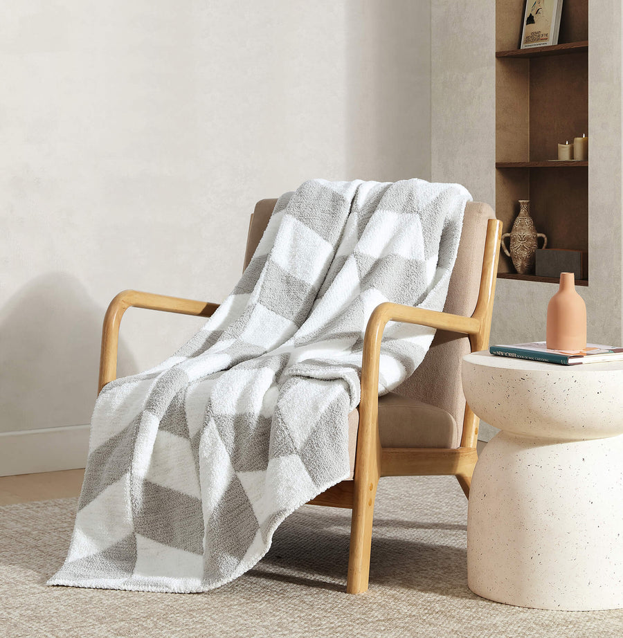 Chevron Bundle Cloud Gray - Off White