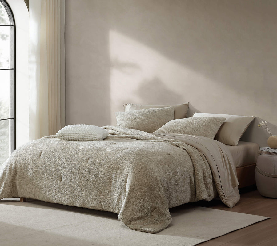 Cloud Silque Stitch Comforter Sandstone