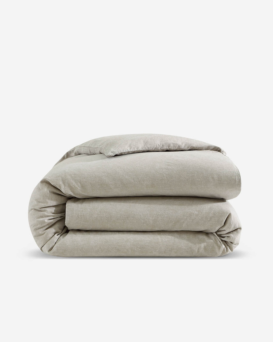 European Flax Linacel™ Duvet Cover Oatmeal