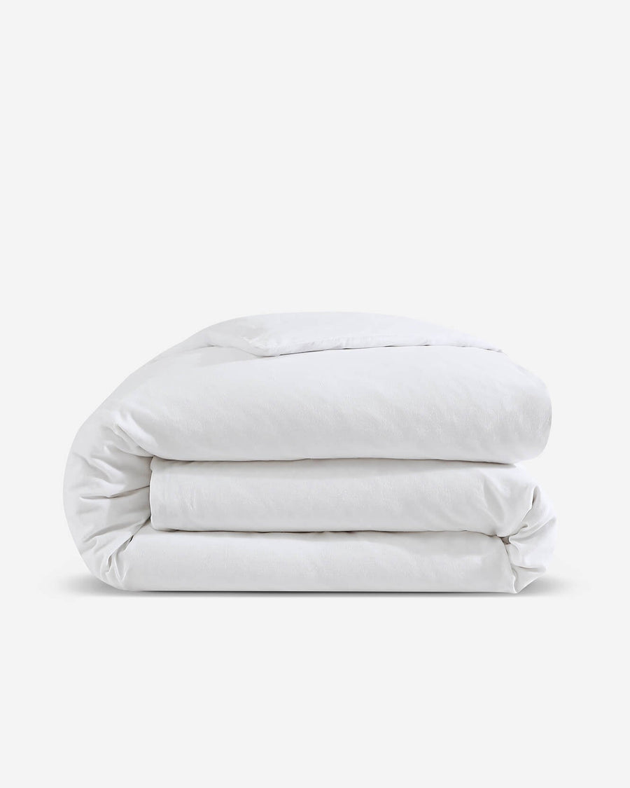 European Flax Linacel™ Duvet Cover Clear White