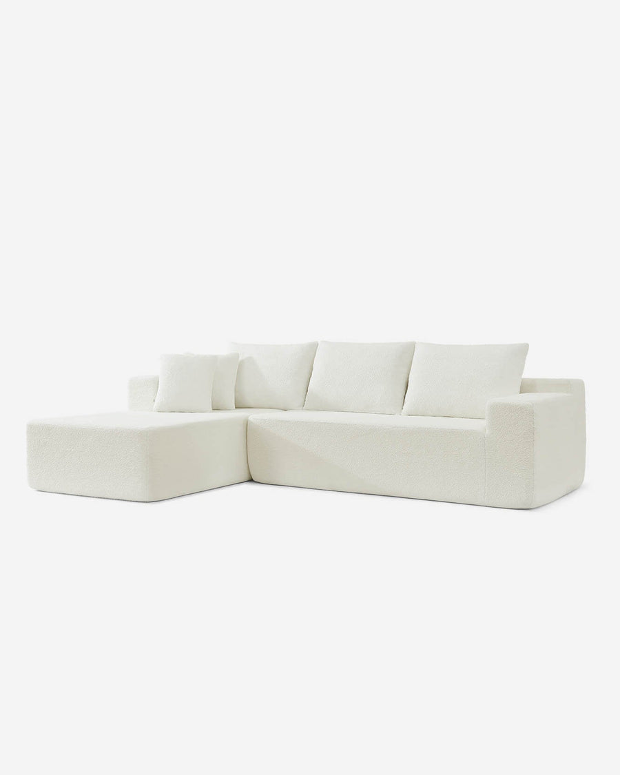 Cypress Right Corner Module White