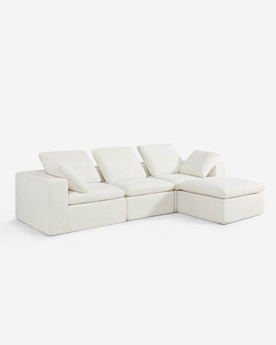 Hudson Modular Sectional White