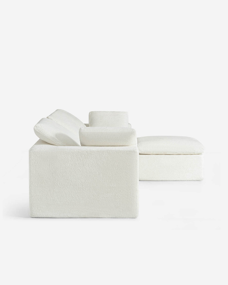 Hudson Modular Sectional White