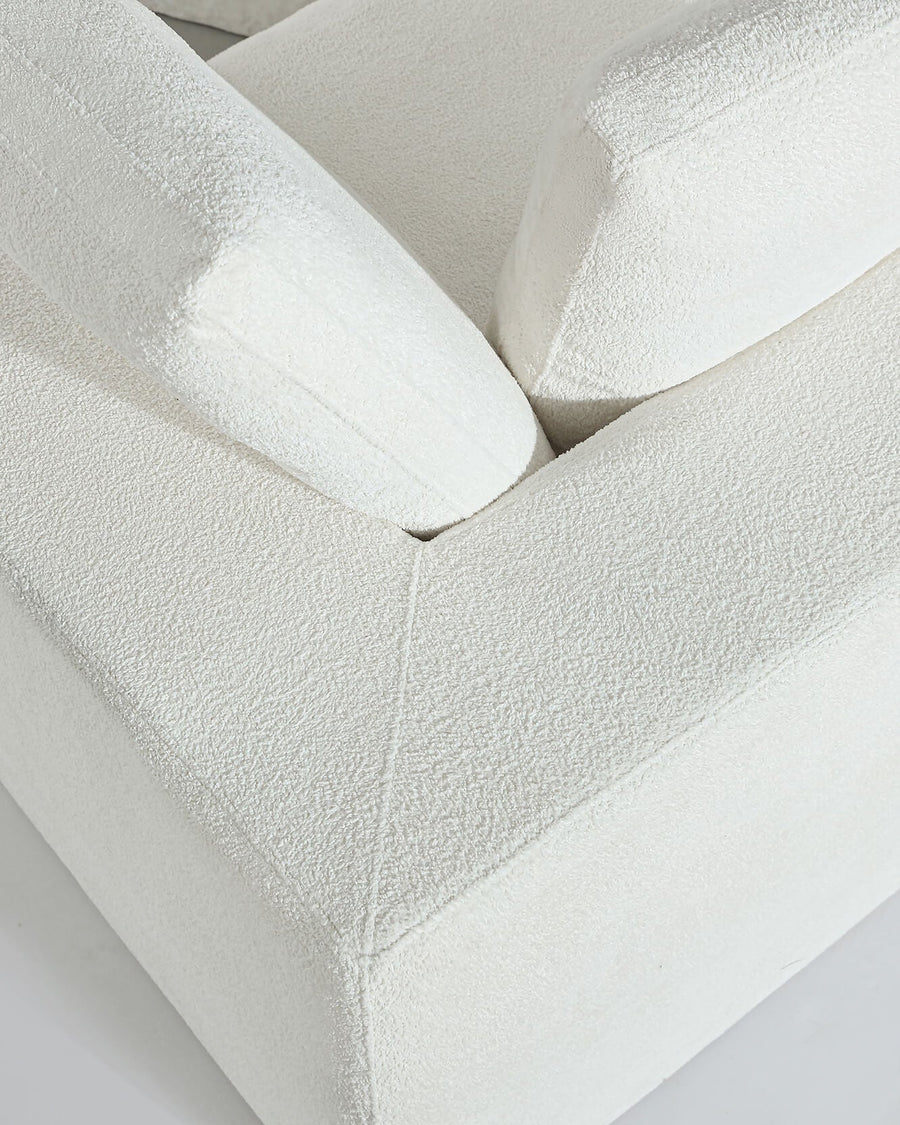 Hudson Modular Sectional White