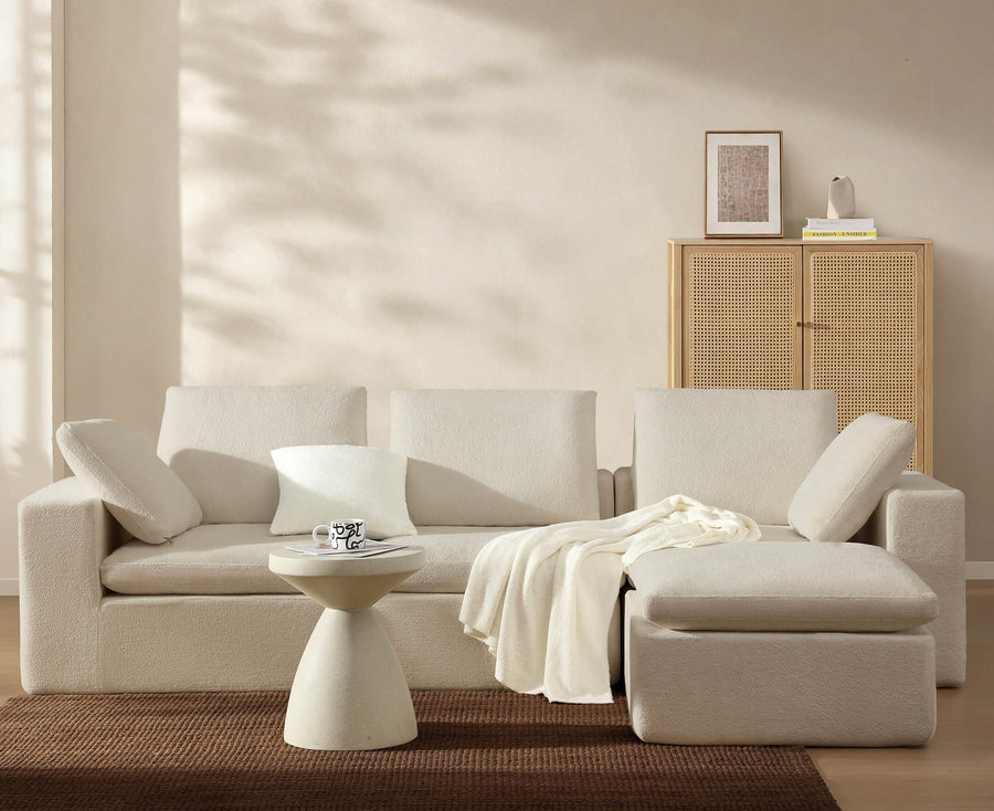 Hudson Modular Sectional White
