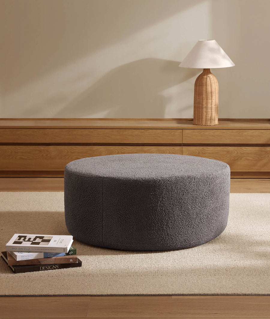 Rowan Ottoman Dark Gray