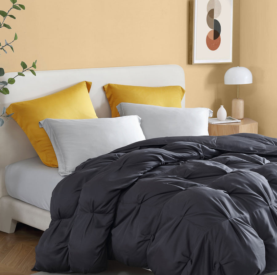 Premium Bamboo Bubble Comforter Coal