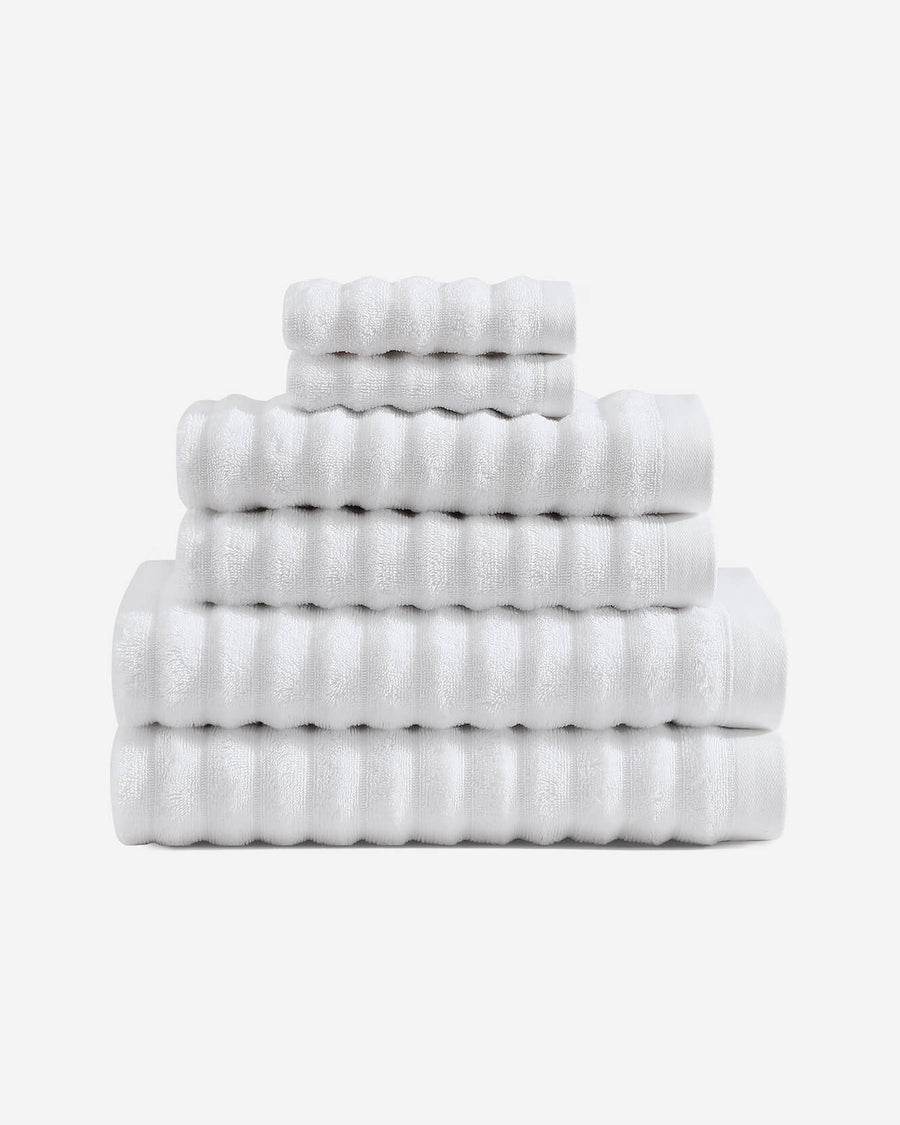 Image of Turkish Cotton Rib Towel Set