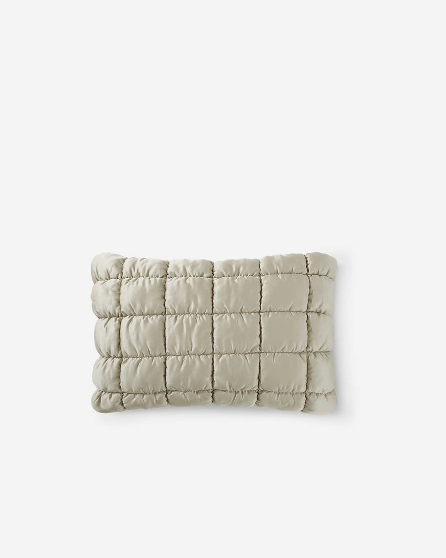 Silky Lyocell Puff Comforter Bundle Sandstone