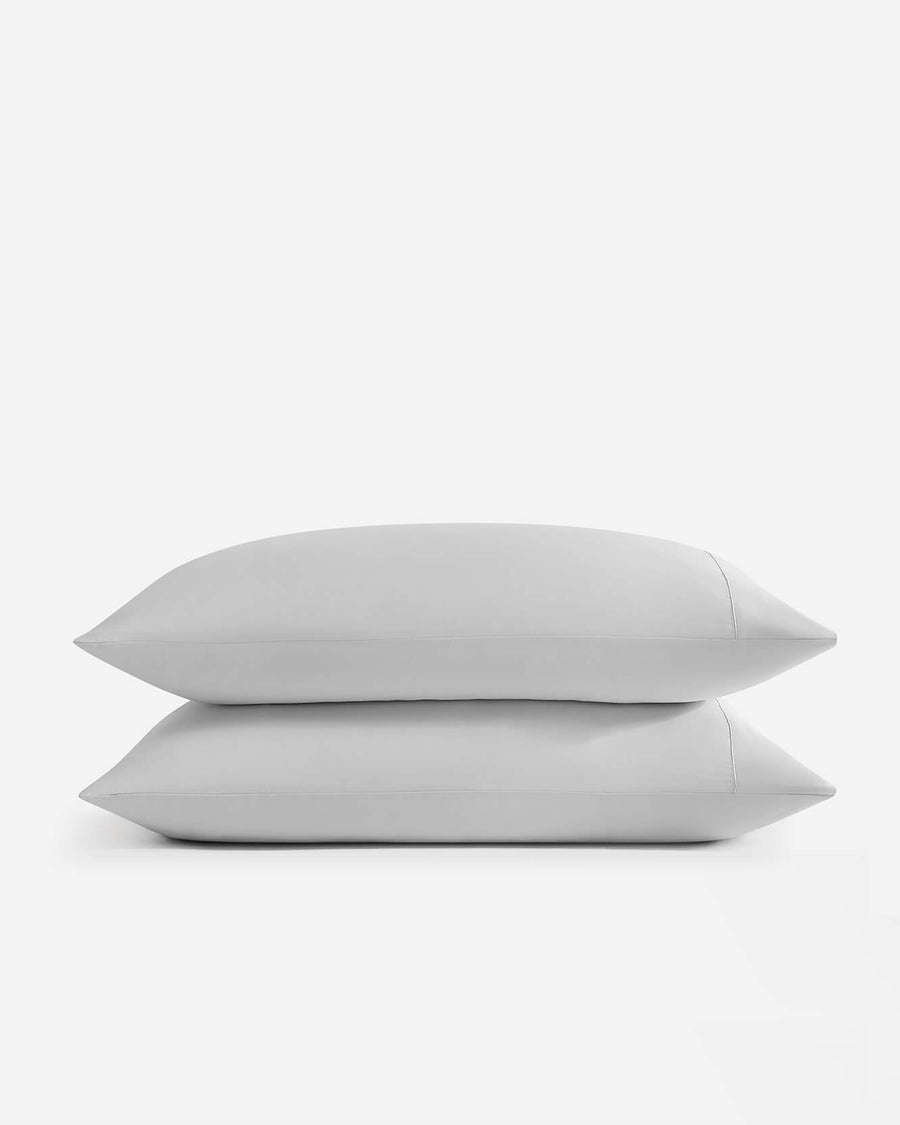 Silky Lyocell Pillowcase Set Pearl Gray