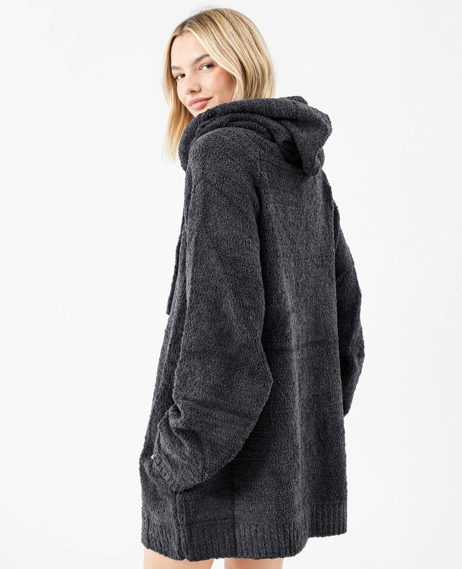 Snug Zip Blanket Hoodie Granite