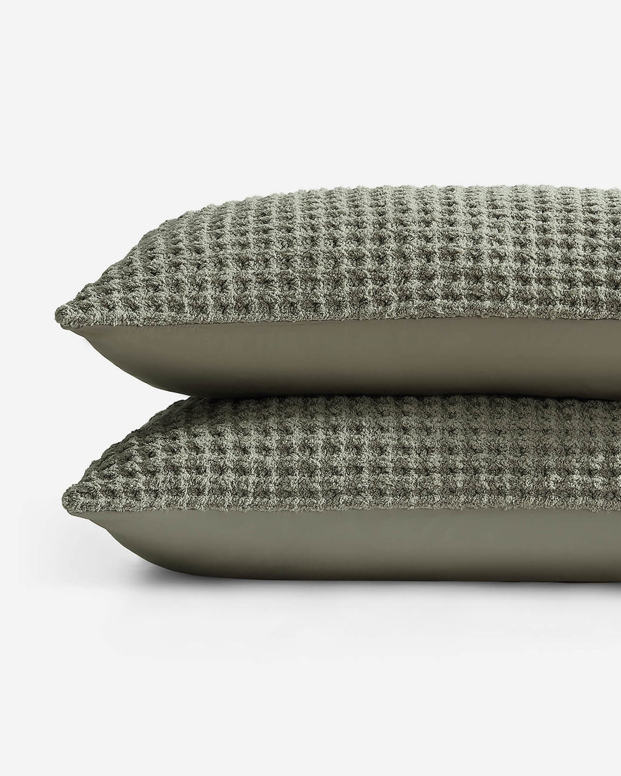 Snug Waffle Comforter Bundle Boulder