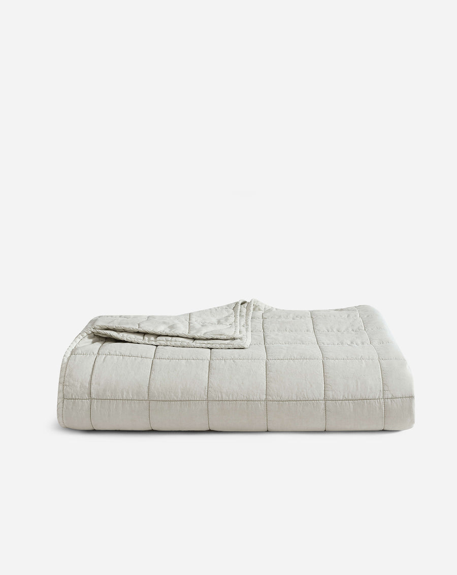 Stonewashed Lyocell Quilt Bundle Bone