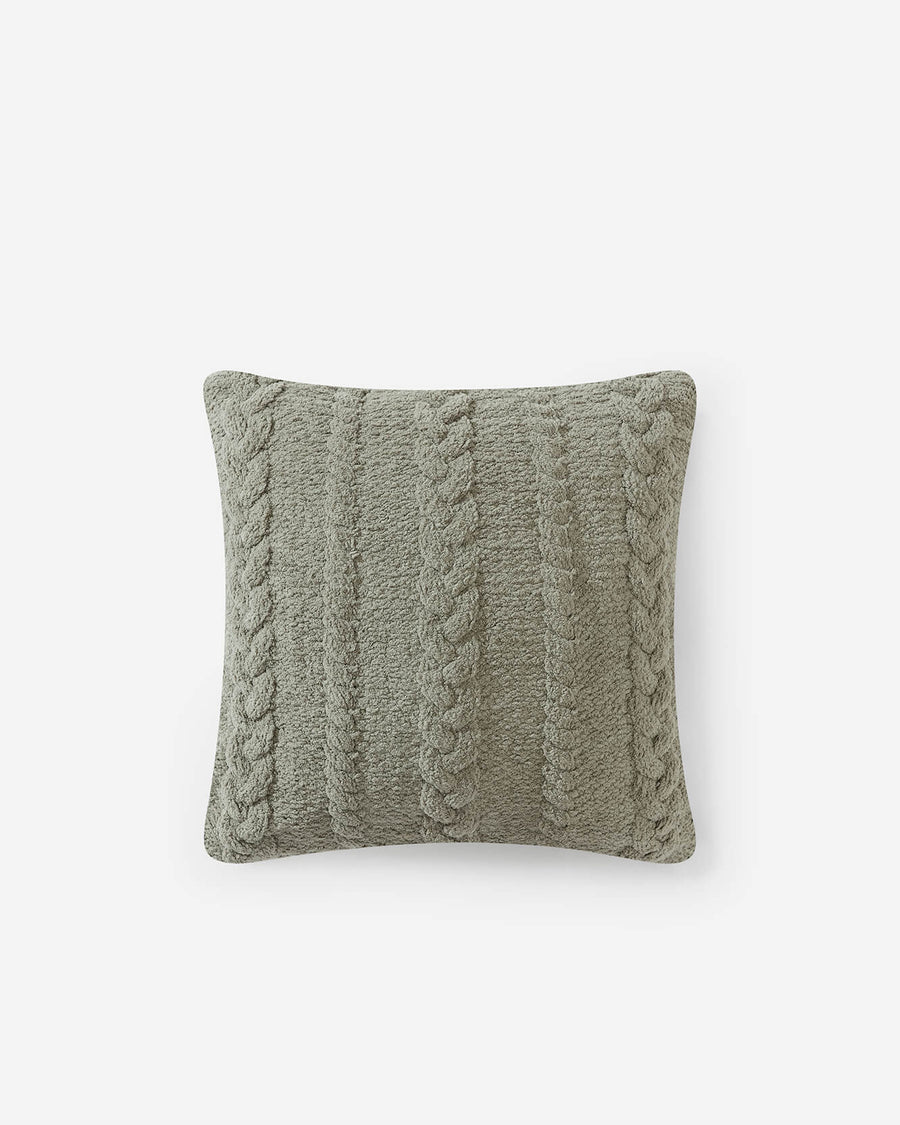 Braided Throw Pillow Boulder