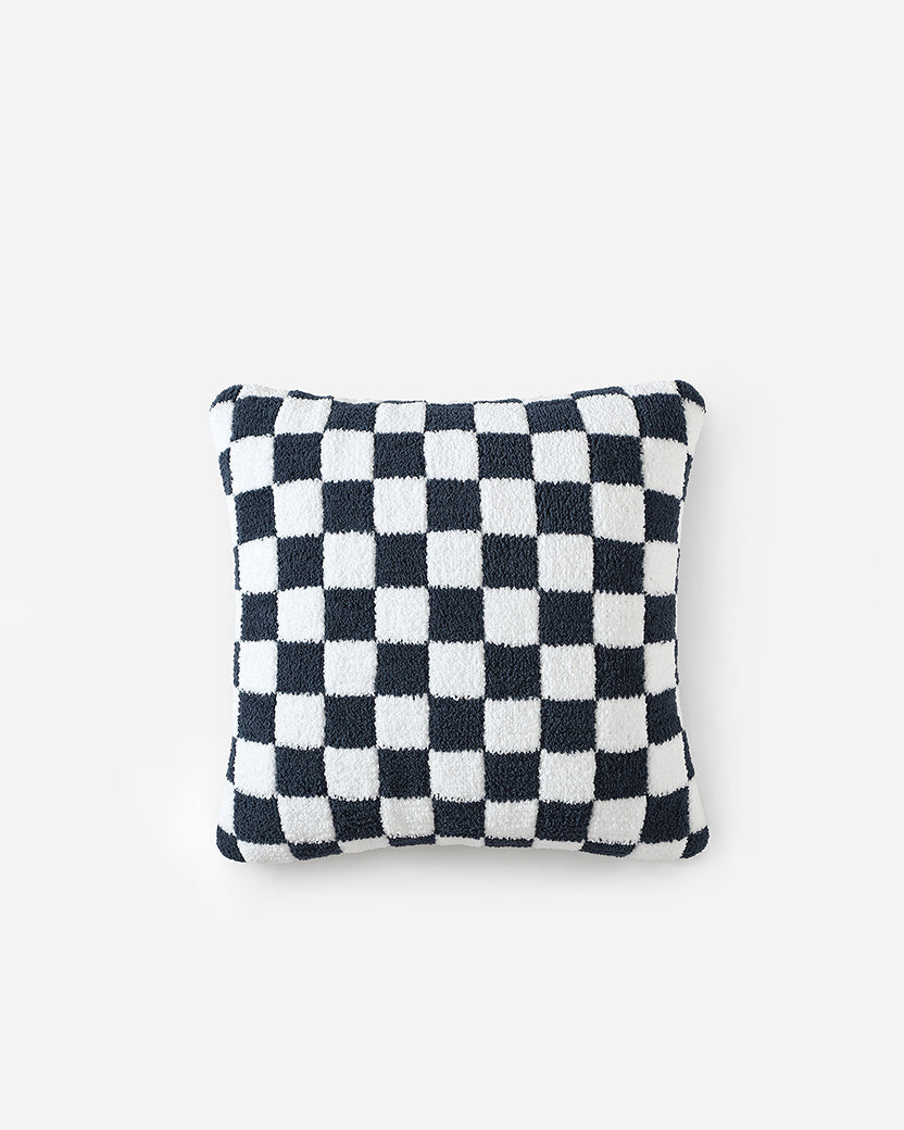 Checkerboard Midnight - Clear White