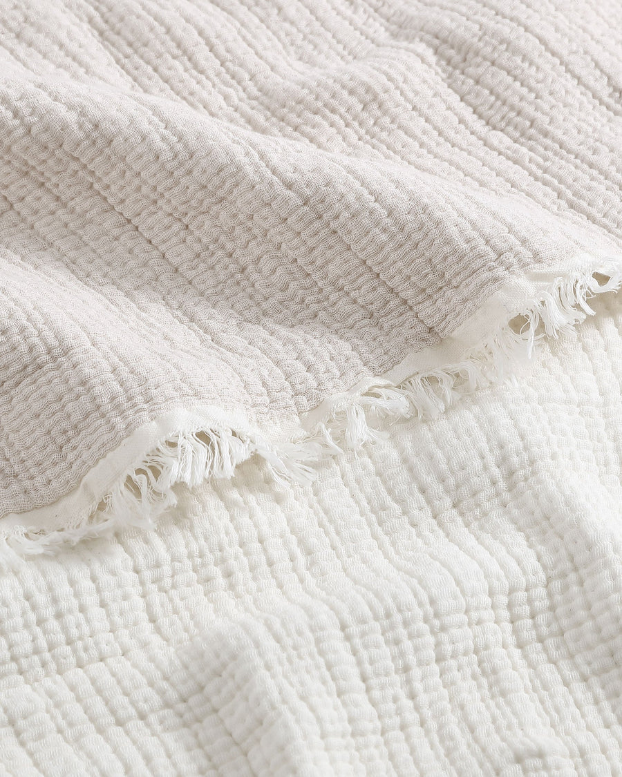 Muslin Cotton Quilt Bundle Latte