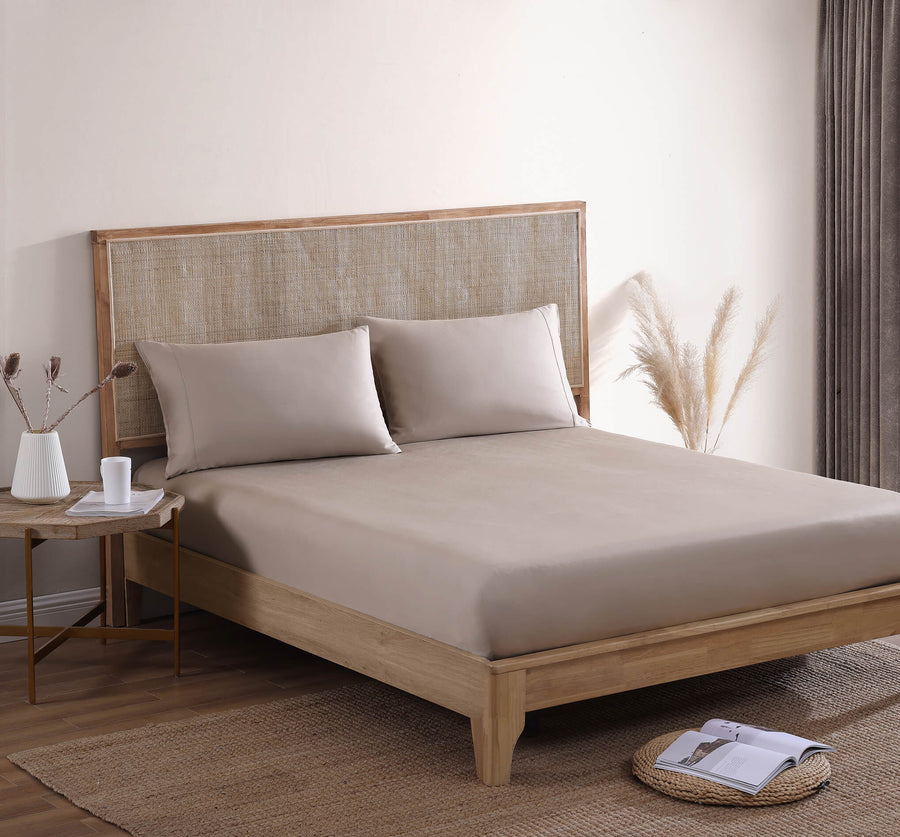 Natural Premium Bamboo Top Sheet Taupe