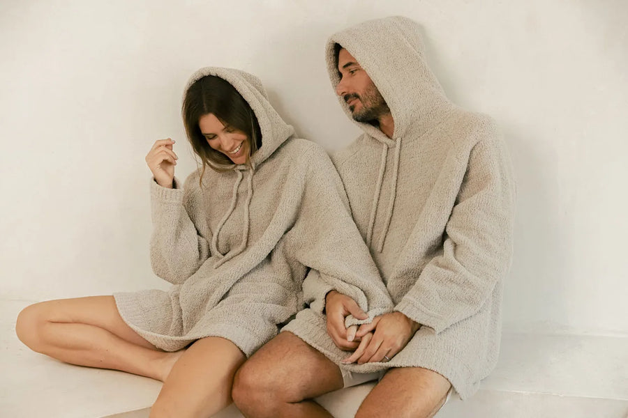 Snug Blanket Hoodie Taupe