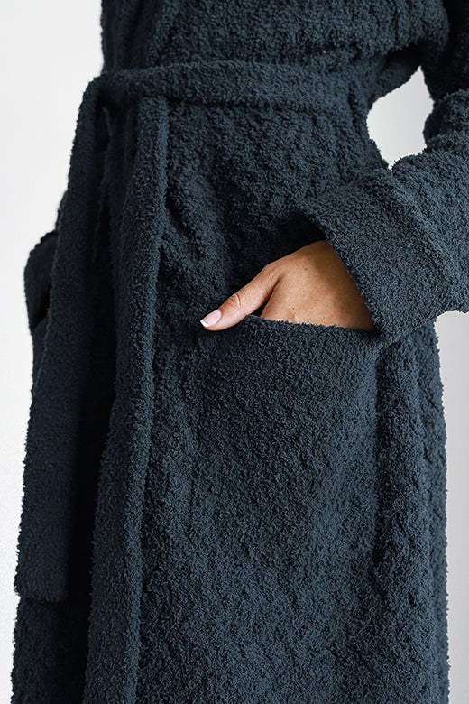 Snug Waffle Robe Midnight