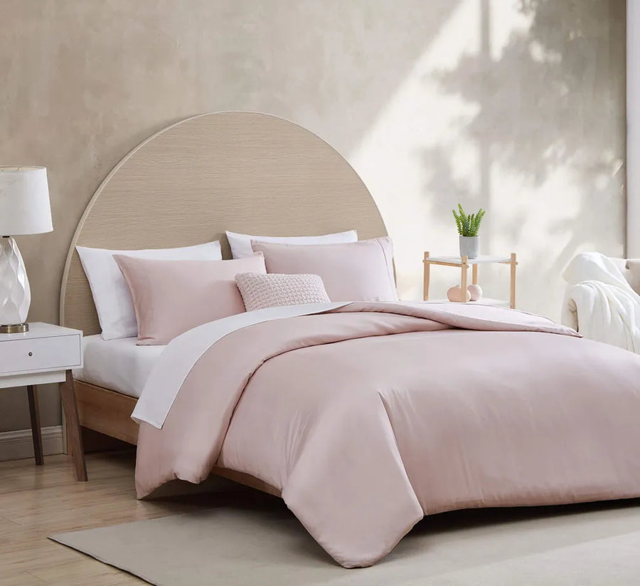 Natural Premium Bamboo Duvet Cover Blush