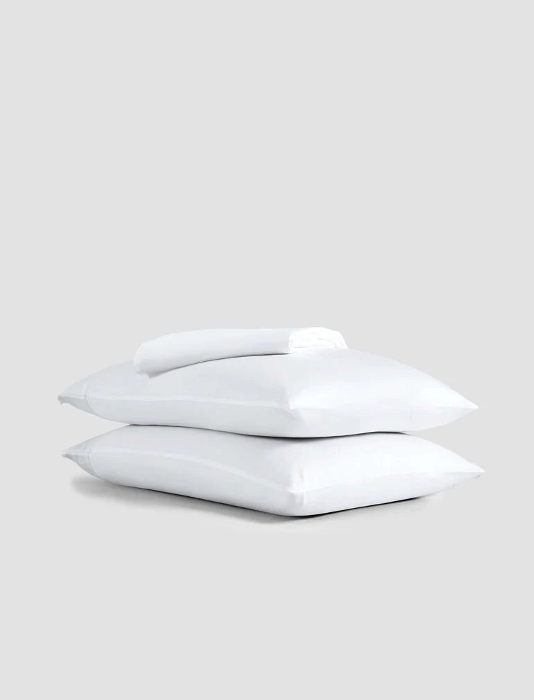 Natural Premium Bamboo Sheet Set Clear White