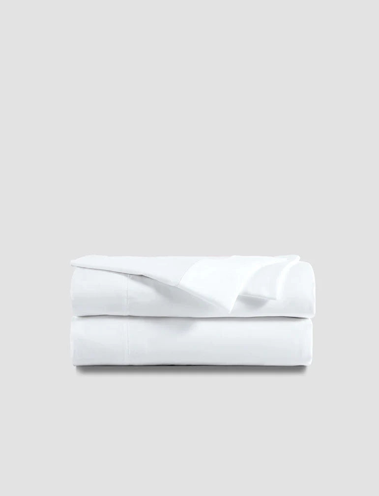 Natural Premium Bamboo Sheet Set Clear White