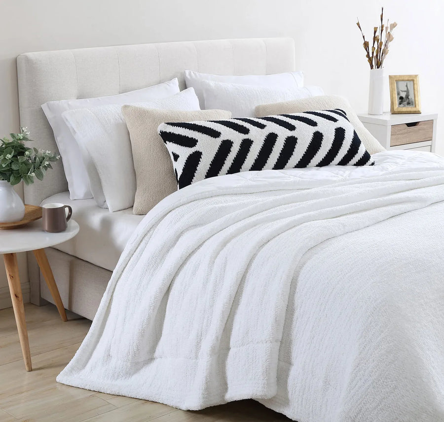 Snug Comforter Clear White