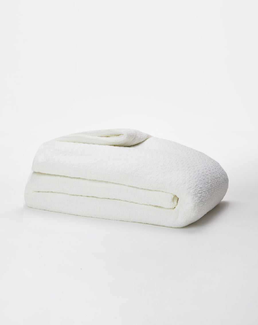 Snug Crystal Weighted Blanket Off White