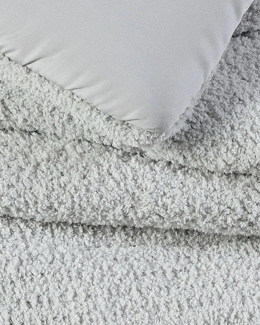 Snug Quilted Comforter Cloud Gray