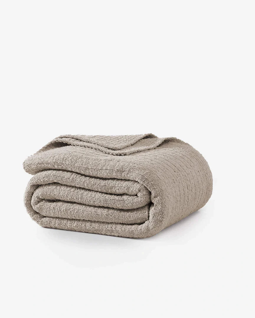 Image of Snug Ribbed Bed Blanket