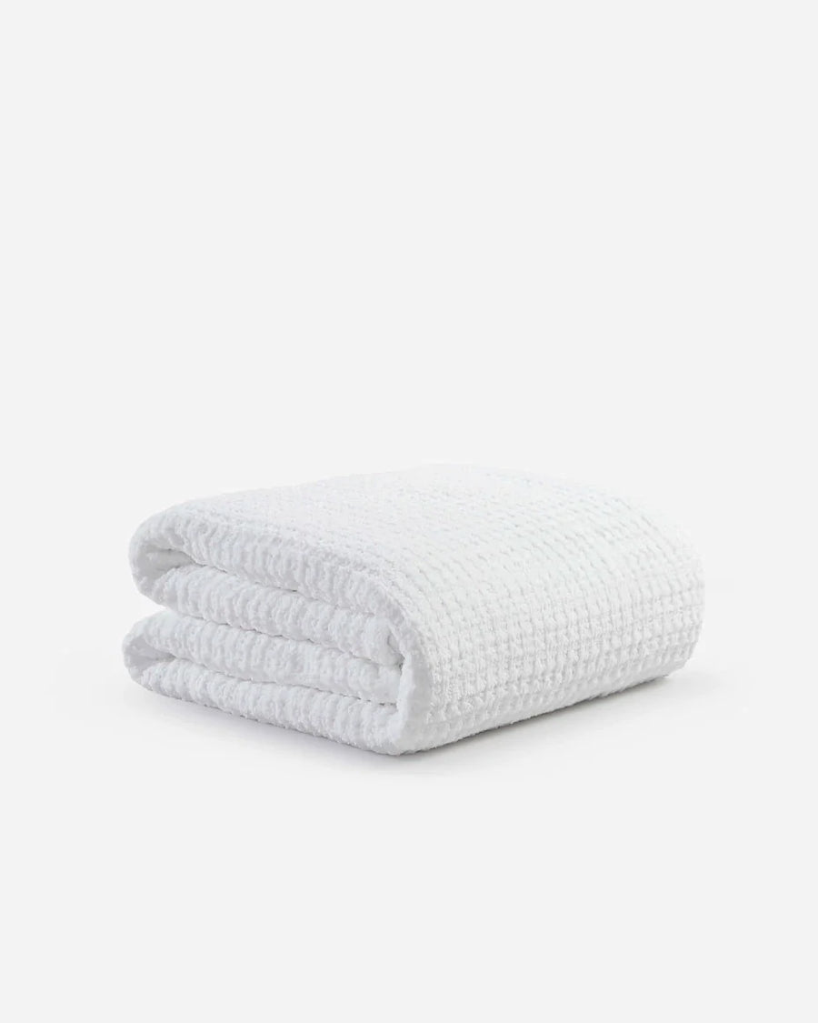 Snug Waffle Comforter Cloud Clear White