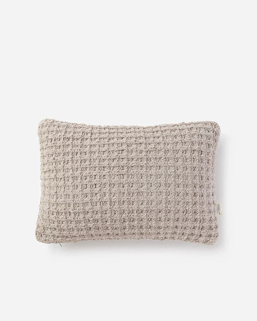 Snug Waffle Mini Pillow Taupe