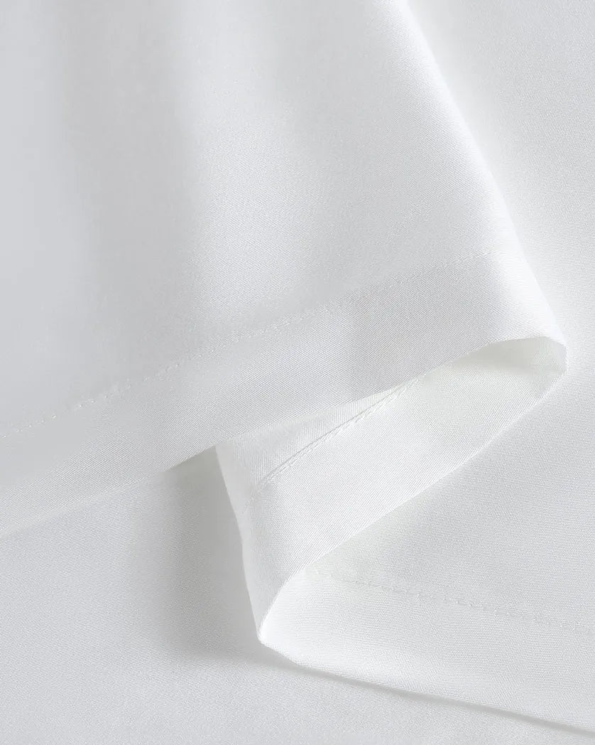 Snug + Bamboo Sham Set Clear White