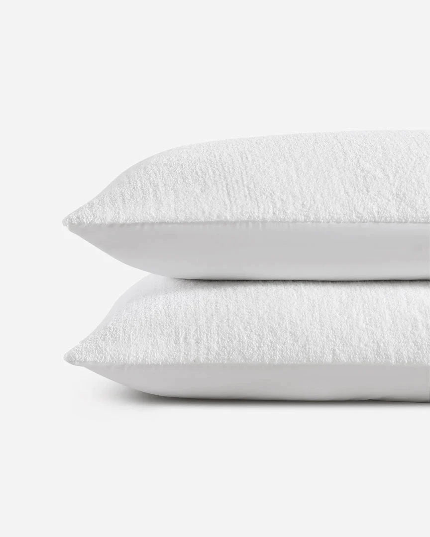 Snug + Bamboo Sham Set Clear White