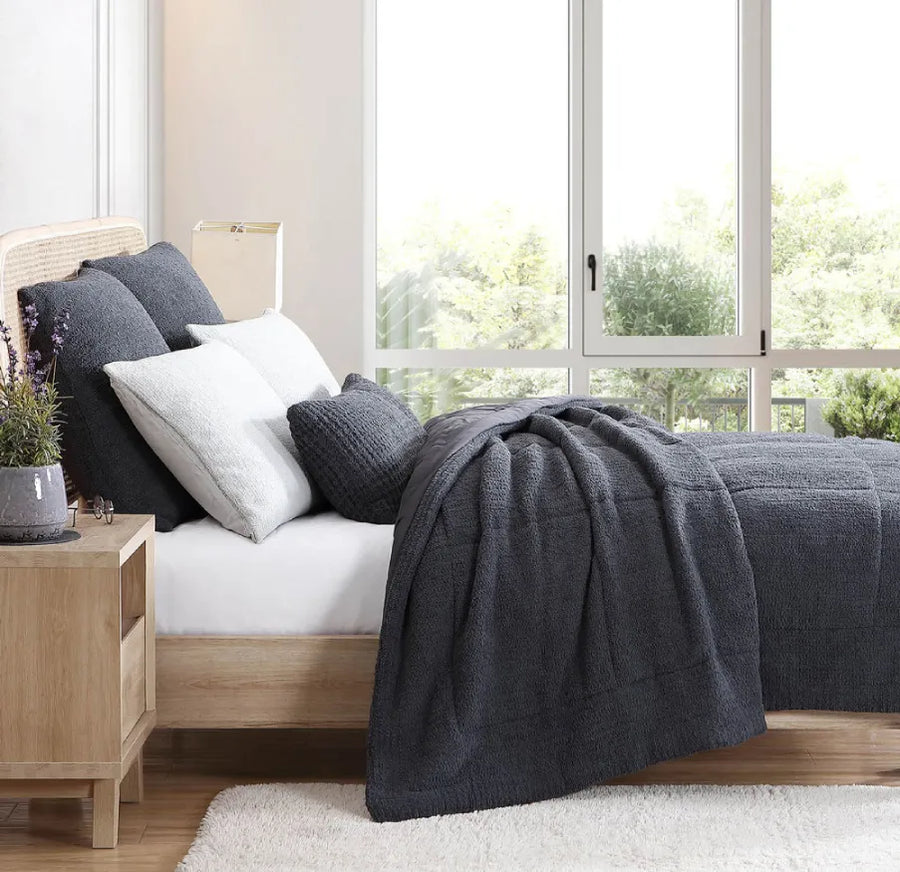 Snug + Bamboo Sham Set Clear White