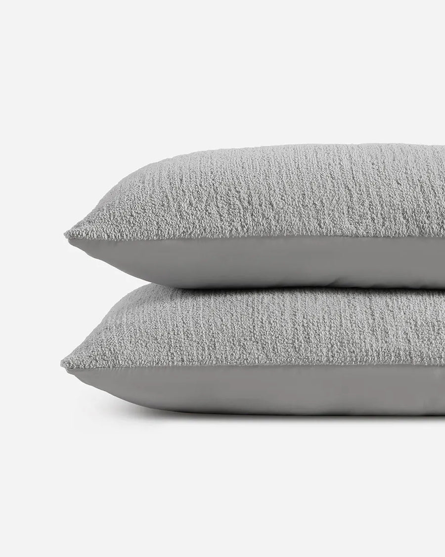 Snug + Bamboo Sham Set Cloud Gray