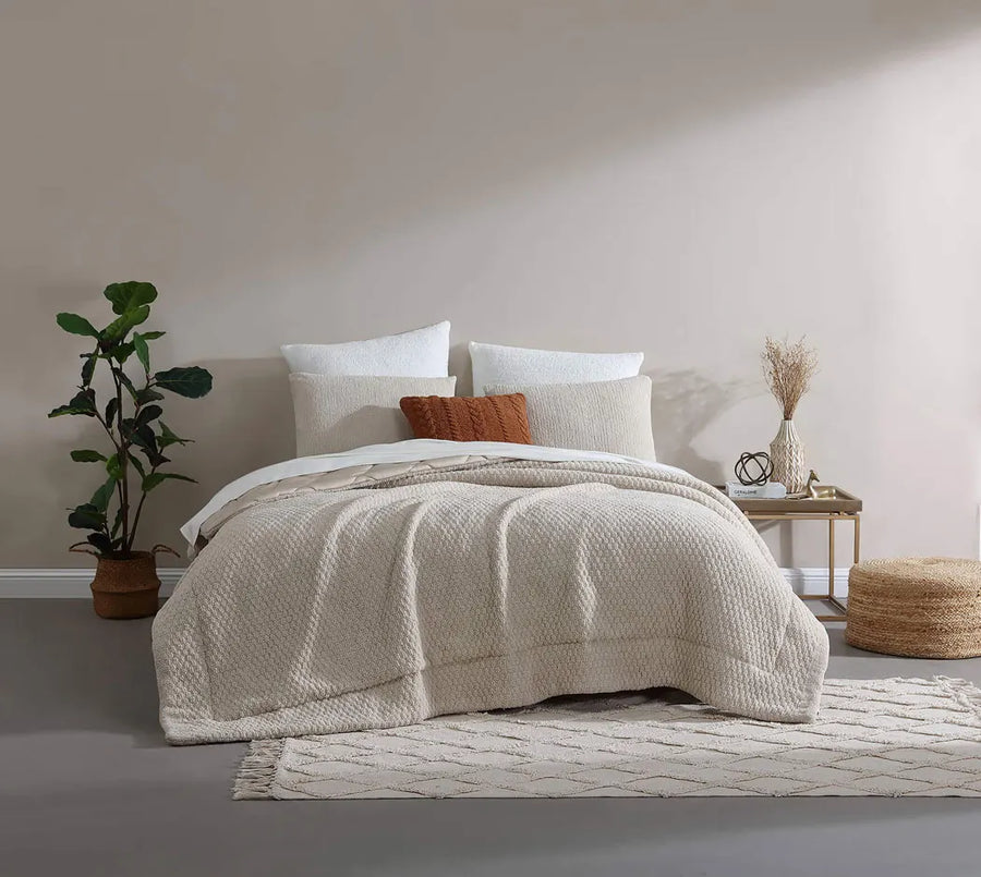 Snug + Bamboo Sham Set Sahara Tan