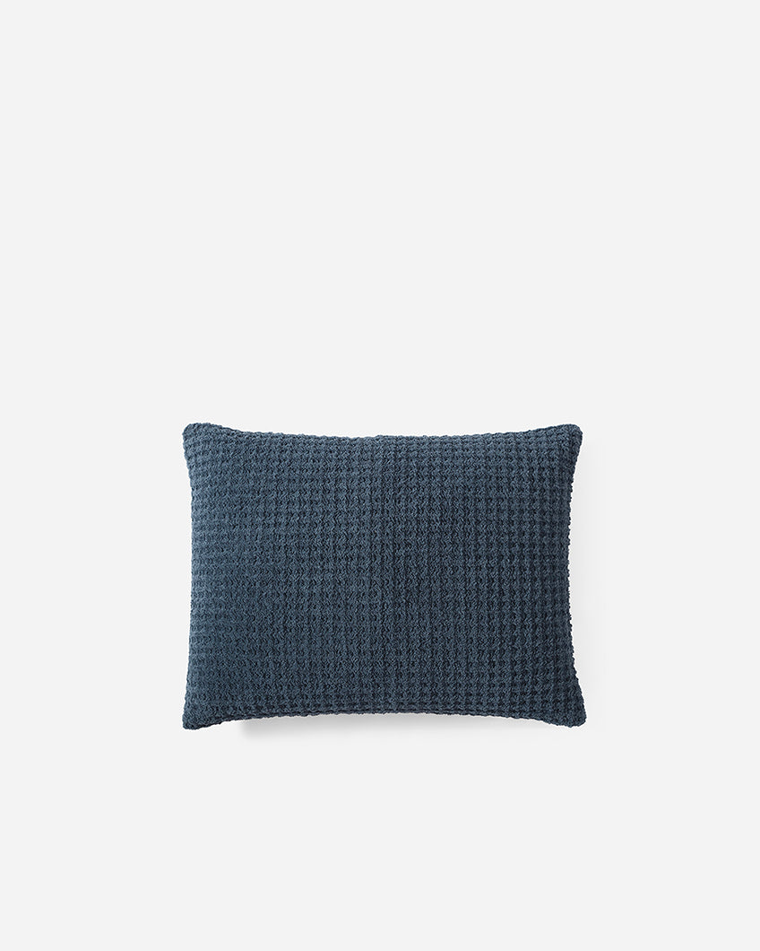 Snug Waffle + Bamboo Sham Set Midnight