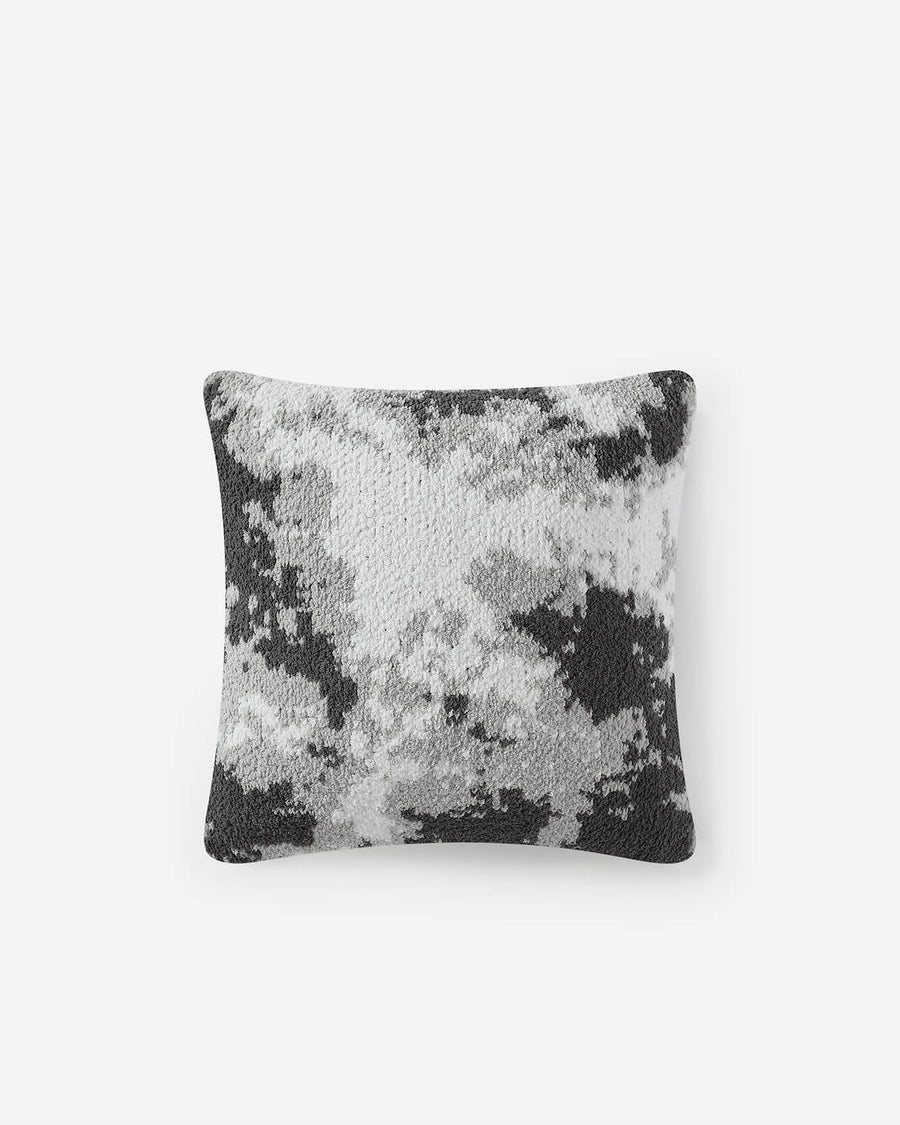 Pixel Throw Pillow Gray Camo