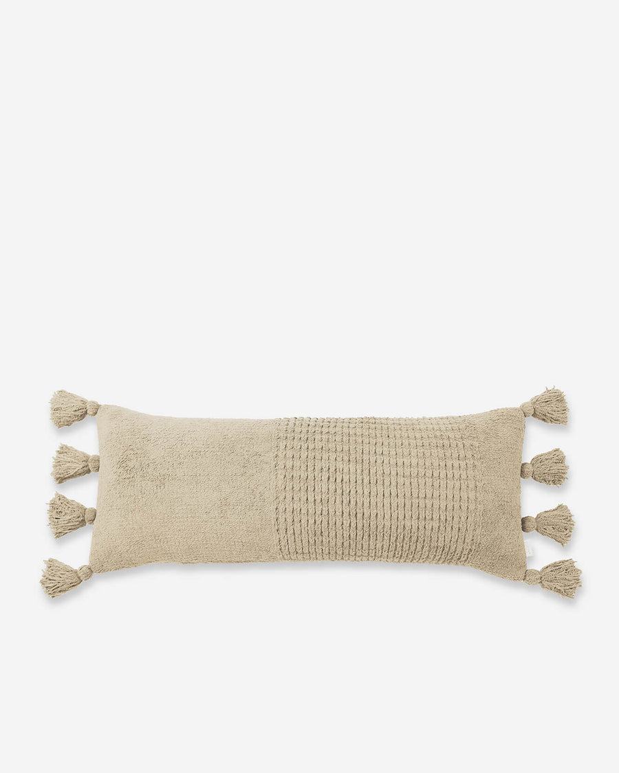 Image of Braided Pom Pom Lumbar Pillow