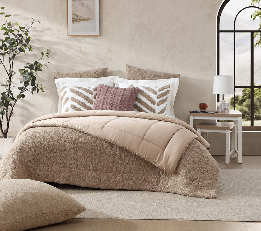 Tulum Throw Pillow Biscotti - Off White