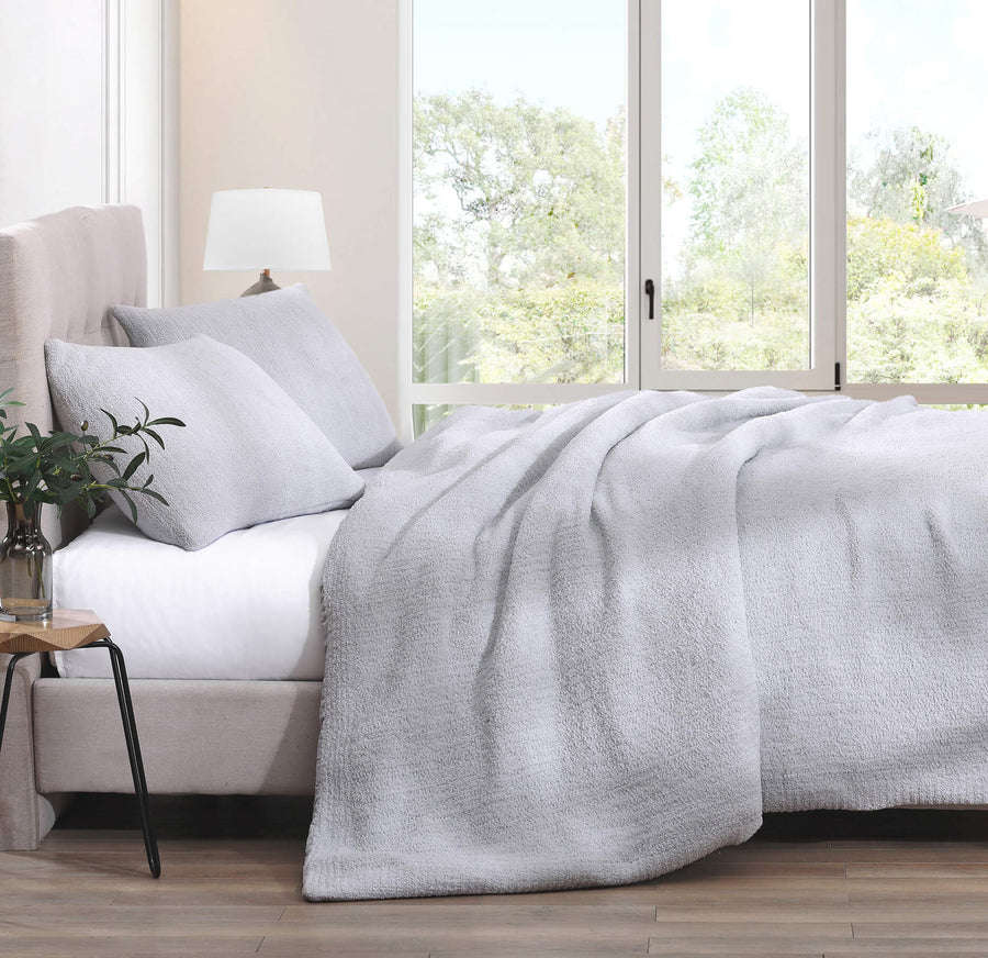 Snug Bamboo Duvet Cover Cloud Gray