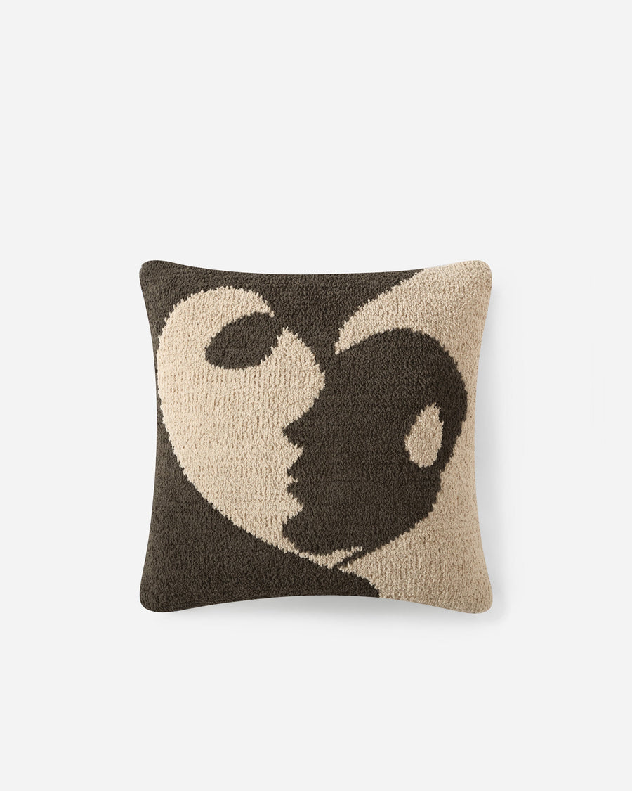 Image of Faces II Throw Pillow