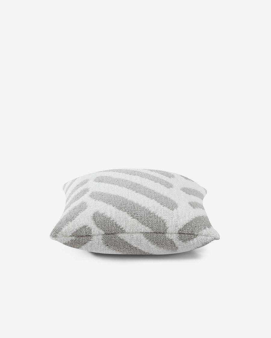 Tulum Throw Pillow Cloud Gray - Off White